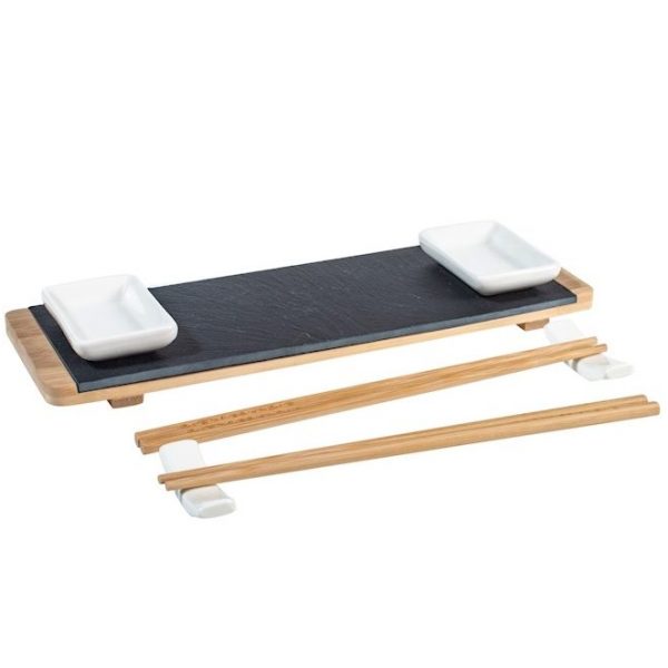 Set servizio sushi per 2 persone cm 30x10 - Ecotek Srl